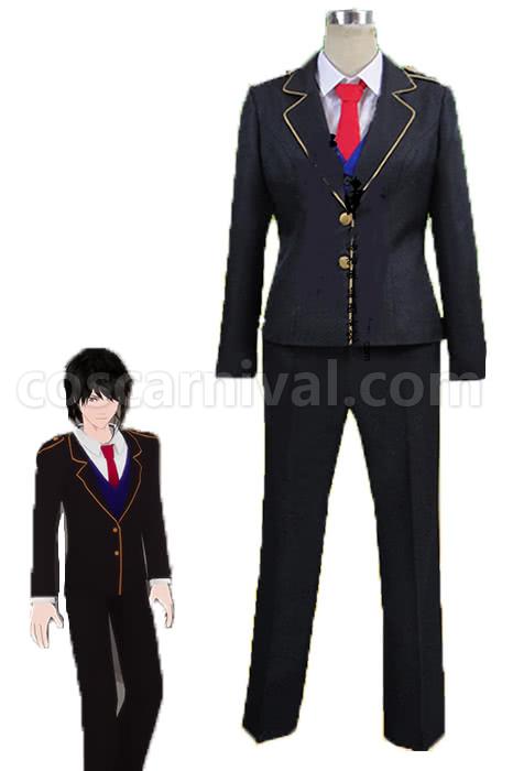 Jaune Arc Man Black School Uniform Cosplay Costume coscarnival