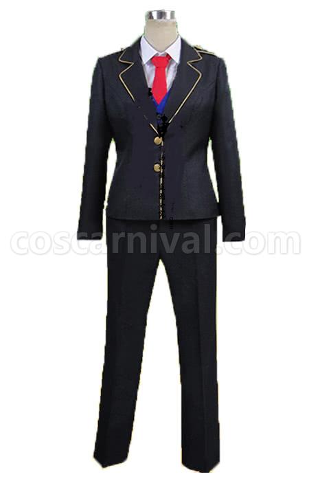 Jaune Arc Man Black School Uniform Cosplay Costume coscarnival
