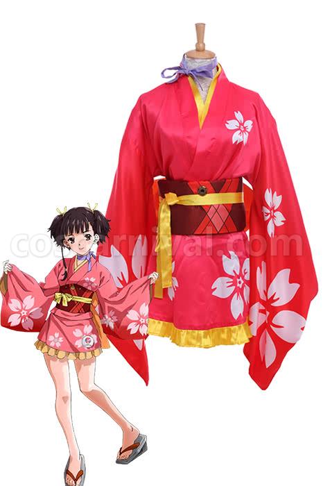 Kabaneri of the Iron Fortress Mumei Hozumi Kimono Cosplay Costume