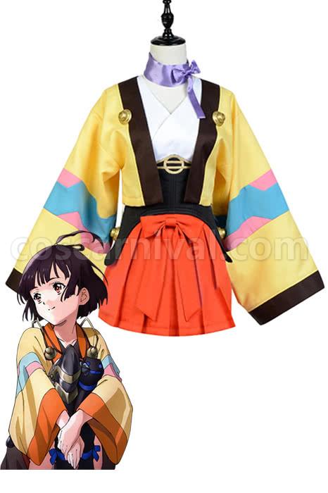 Kabaneri of the Iron Fortress Mumei Kimonos Cosplay Costume