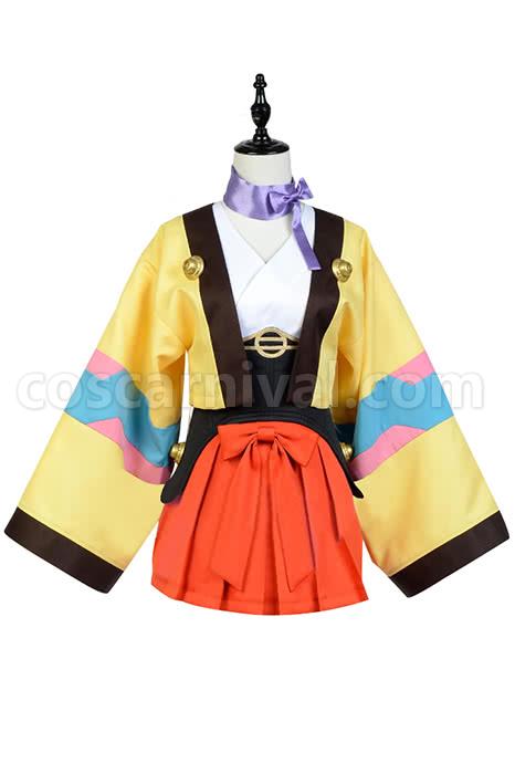 철 요새의 카바네리 무메이 기모노 코스프레 의상
