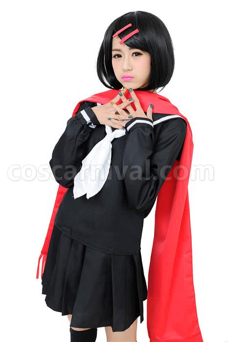 カゲロウプロジェクト 立山彩乃 黒 制服 ドレス コスプレ コスチューム