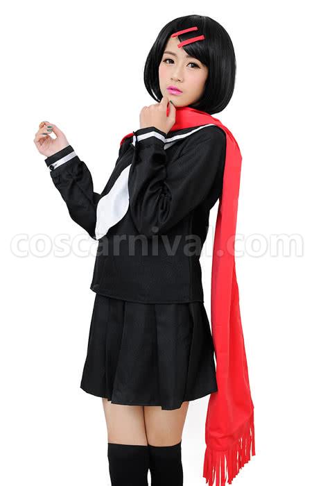 カゲロウプロジェクト 立山彩乃 黒 制服 ドレス コスプレ コスチューム