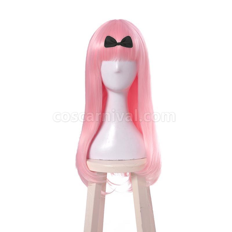kaguya sama love is war chika fujiwara pink long cospaly wigs custom cosplays