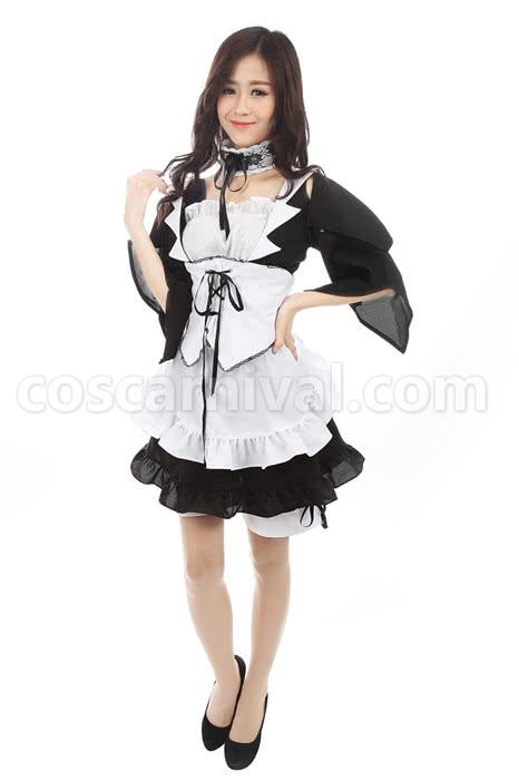 会長はメイド様!鮎沢美咲 ドレスメイド コスプレ衣装 coscarnival