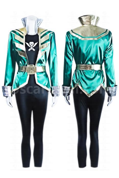 Kaizoku Sentai Gokaiger Green Custom Cosplay