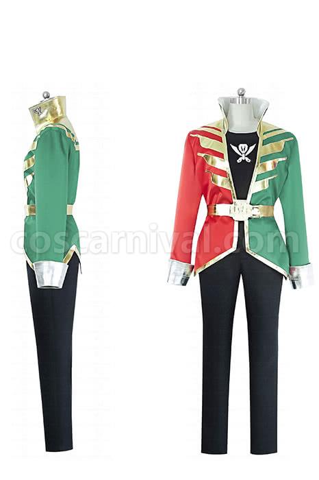 Kaizoku Sentai Gokaiger Red and green Cosplays