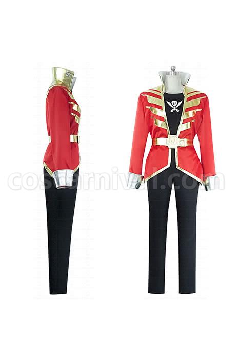 Kaizoku Sentai Gokaiger Red Cosplay Costume