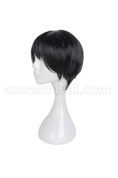 kakegurui kaede manyuda short black men wigs costume