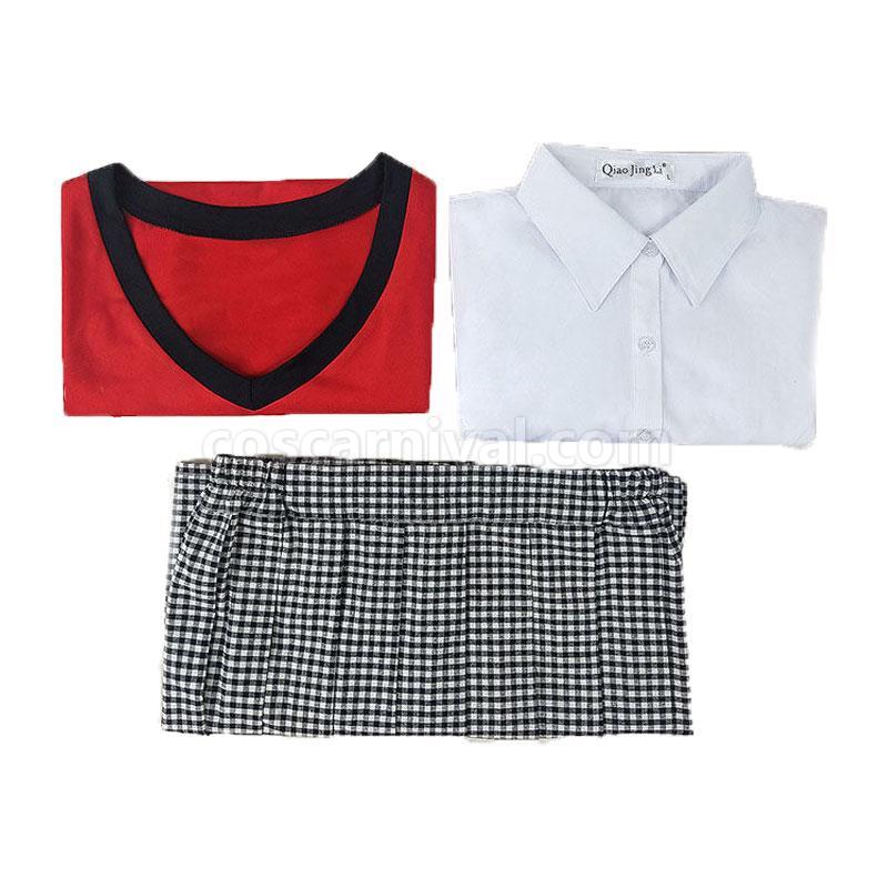 Kakegurui Midari Ikishima 유니폼 코스프레 의상