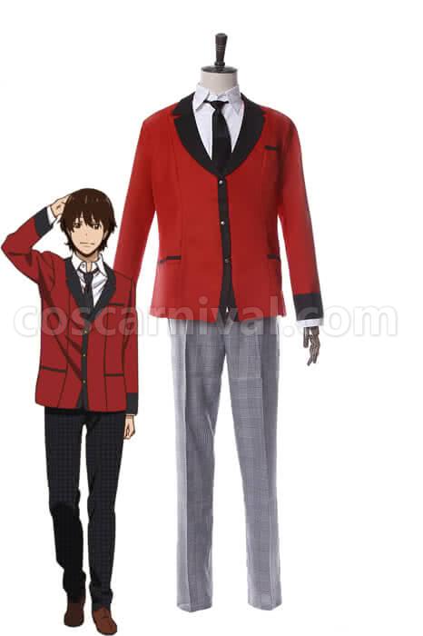 Kakegurui Ryouta Suzui Red Uniform Costumes