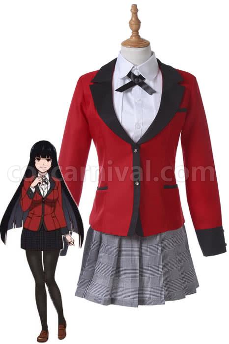 Kakegurui Yumeko Jabami Uniform Cosplay Costume