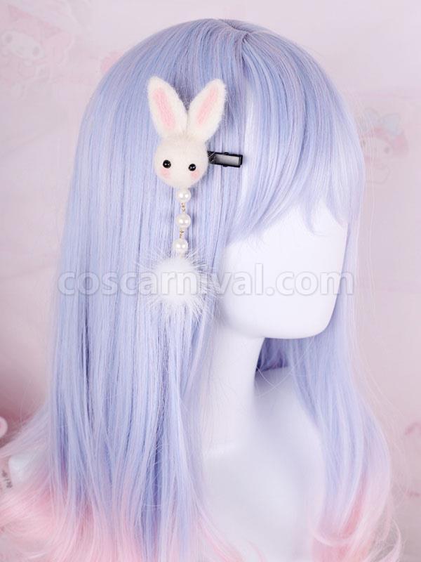 스위트 로리타 모자 핑크 리본매듭 활 폴리에스테르 로리타 액세서리 Headwear coscarnival