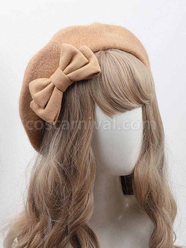 ROCOCO Style Lolita Hat Light Sky Blue Bows Accessory Lolita Accessories