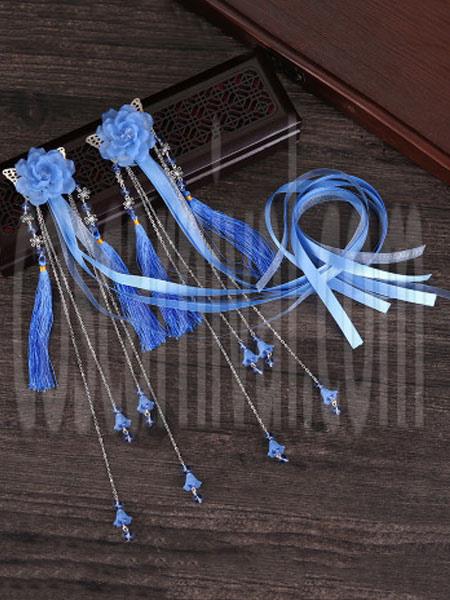 Qi Lolita Tassels Headwear Chinese Style Headwear coscarnival