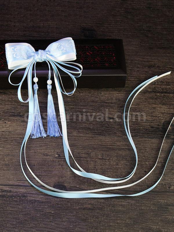 Chinese Style Lolita Headwear Tassels Bows Ribbons Han Lolita Hair Accessories coscarnival