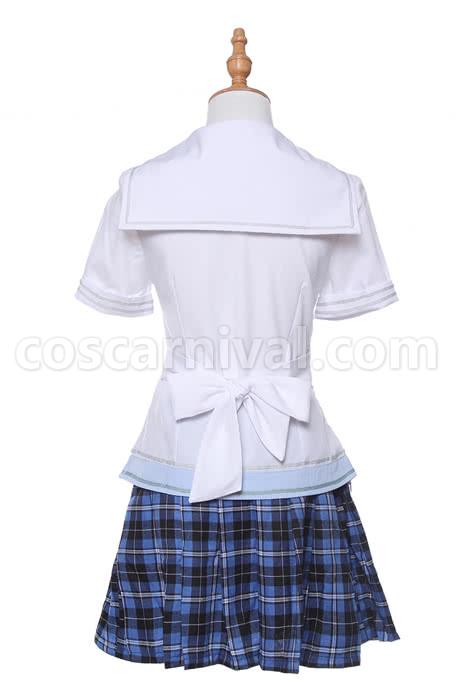 러브라이브!! 아야세 엘리 데일리 선원 유니폼 드레스 스커트 코스프레 의상 coscarnival