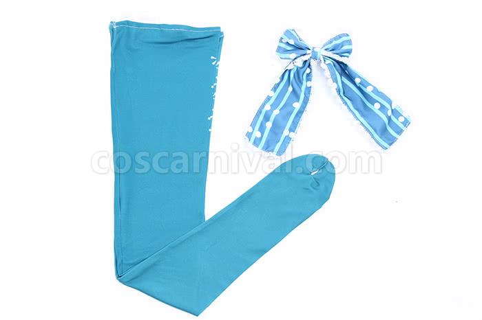 Eli Ayase cosplay costume from Love Live!, accessory detail