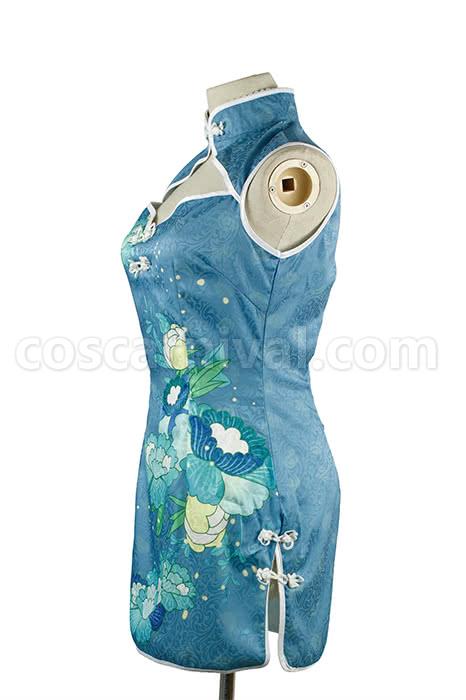 Eli Ayase cosplay costume from Love Live!, side view