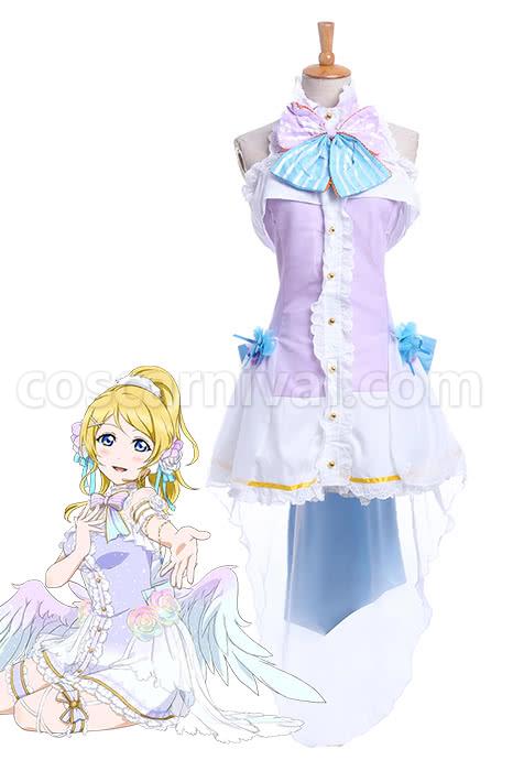 Love Live Eli Ayase White Valentine Day Uniform Cosplay Costume coscarnival