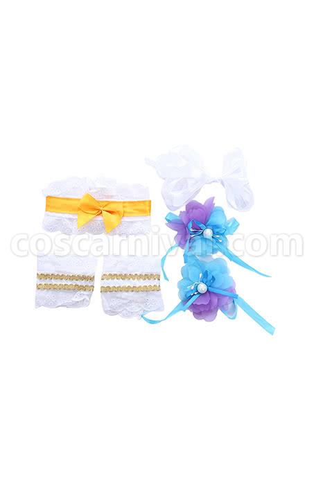 Eli Ayase cosplay costume from Love Live!, accessory detail