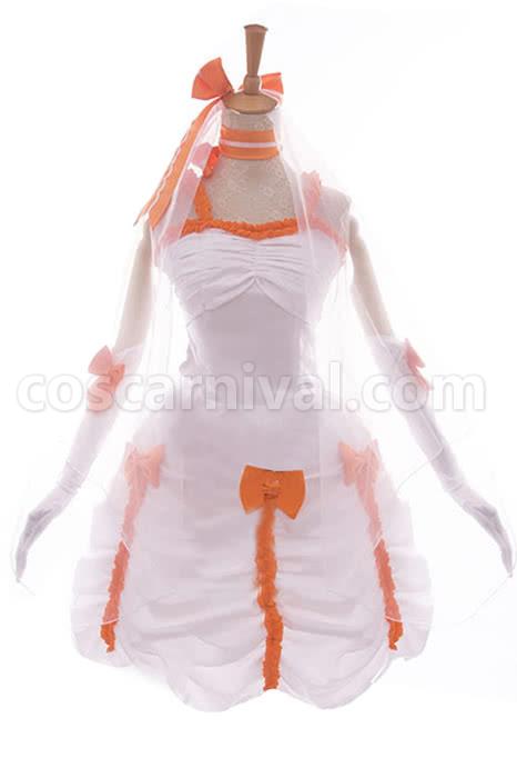 Love Live! Hanayo Koizumi White Little Formal Dress Bridesmaid Dresses Cosplay Costume coscarnival