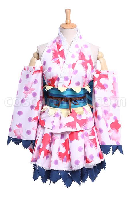 Love Live! Honoka Kousaka Kimono Cosplay Costume coscarnival