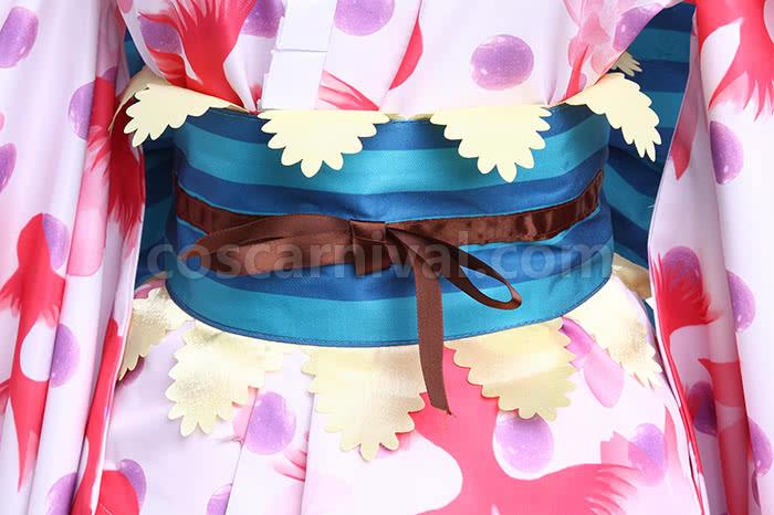 Love Live! Honoka Kousaka Kimono Cosplay Costume, belt detail