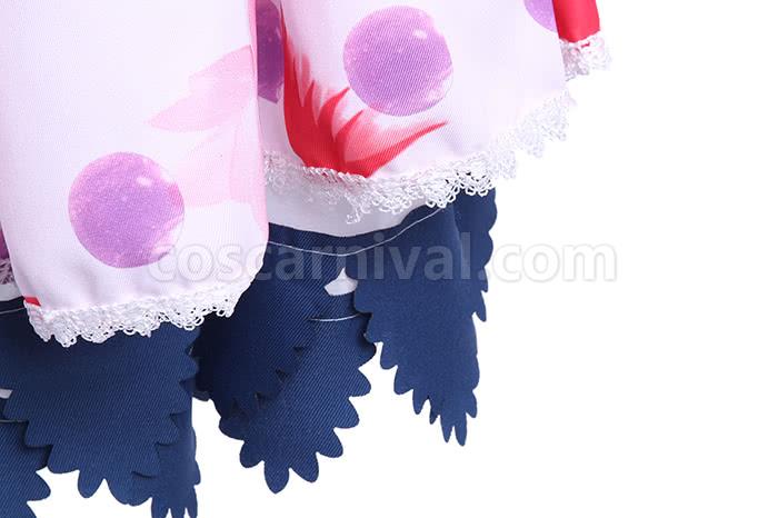 Love Live! Honoka Kousaka Kimono Cosplay Costume, bow detail