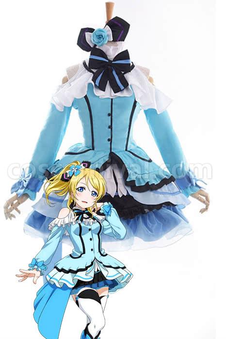 Love Live! Kira-Kira Sensation Eli Ayase Stage Dresses Cosplay Costume coscarnival