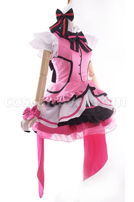 Honoka Kosaka cosplay costume from Love Live!, back view