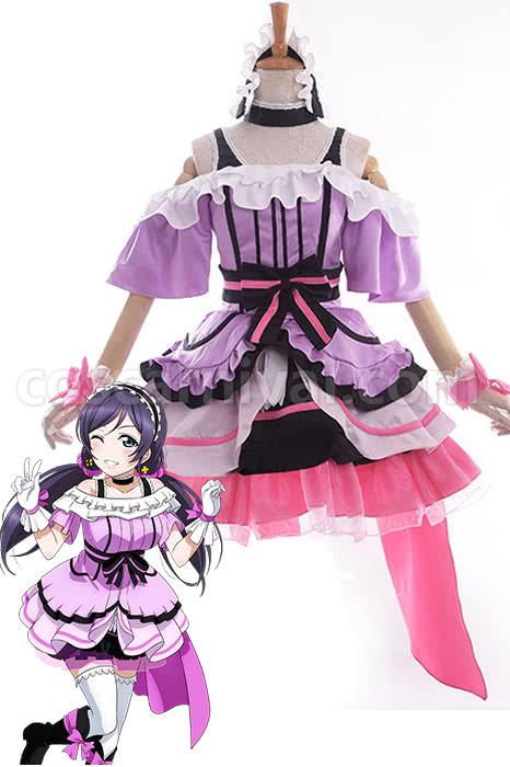 Love Live! Kira-Kira Sensation Nozomi Tojo Stage Dresses Cosplay Costume coscarnival
