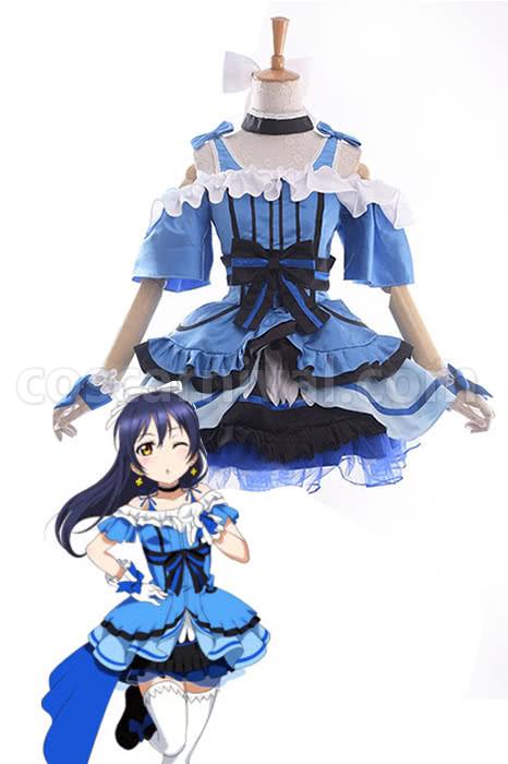 Love Live! Kira-Kira Sensation Umi Sonoda Stage Dresses Cosplay Costume coscarnival