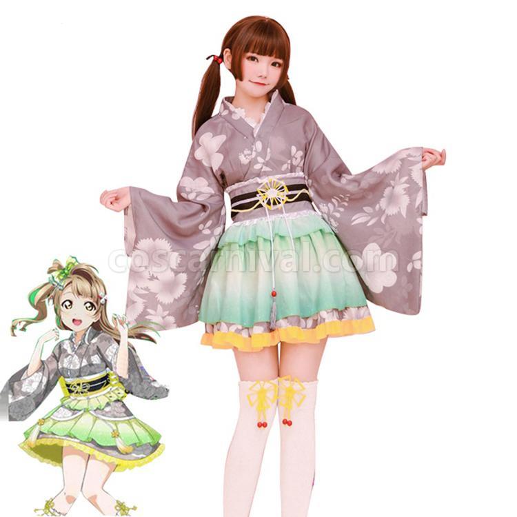 Love Live Kotori Minami Kimono Cosplay Costume coscarnival