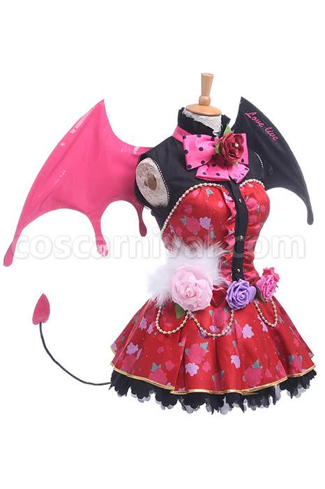 Honoka Kosaka cosplay costume from Love Live!, back view