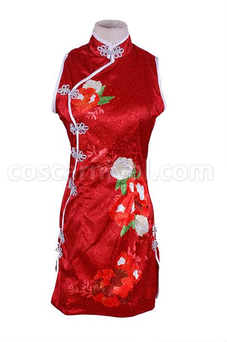 Love Live! Maki Nishikino Chinese Cheongsam Cosplay Costume coscarnival