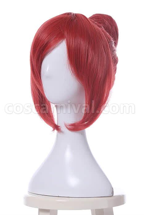 love live maki nishikino orange short wigs cosplay costume