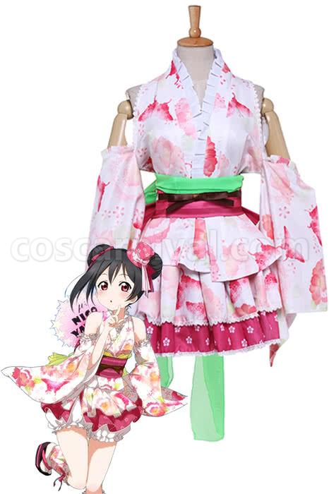 Love Live! Nico Yazawa kimono Cosplay Costume coscarnival