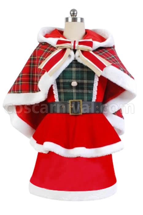 Love Live Nishikino Maki Christmas Dresses Cosplay Costume, detail 1
