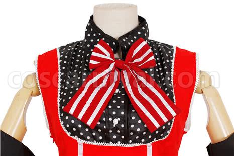 러브라이브! 니시키노 마키 레드 러블리 코스프레 의상 coscarnival