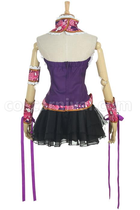 Nozomi Tojo cosplay costume from Love Live!, back view
