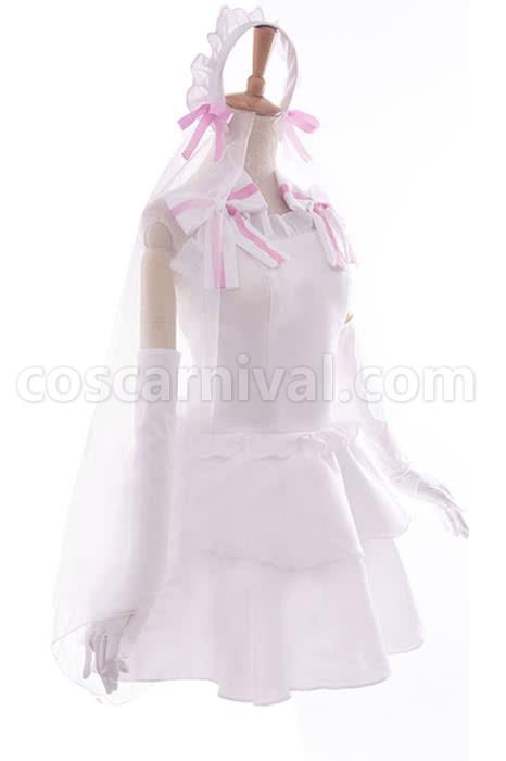 Love Live! Nozomi Tojo White Little Formal Dress Bridesmaid Dresses Cosplay Costume coscarnival