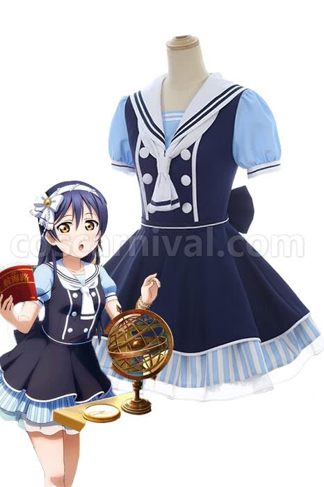 Love Live Pirate Set Umi Sonoda Dress Cosplay Costume coscarnival