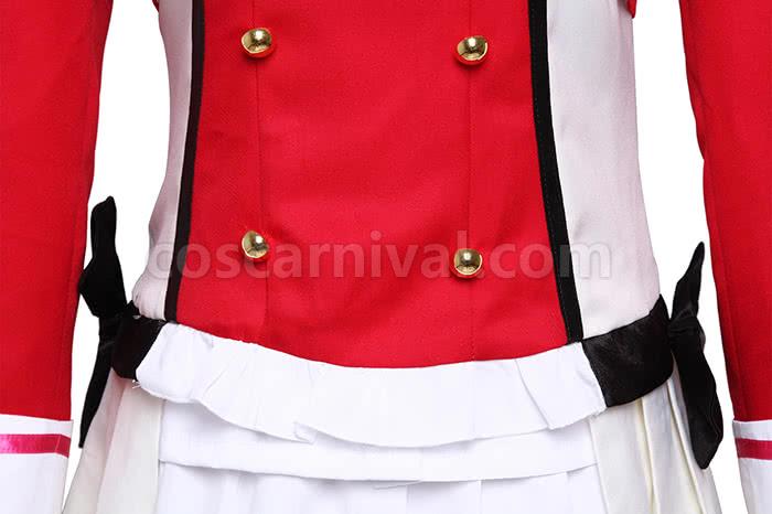 Rin Hoshizora cosplay costume from Love Live!, cuff detail