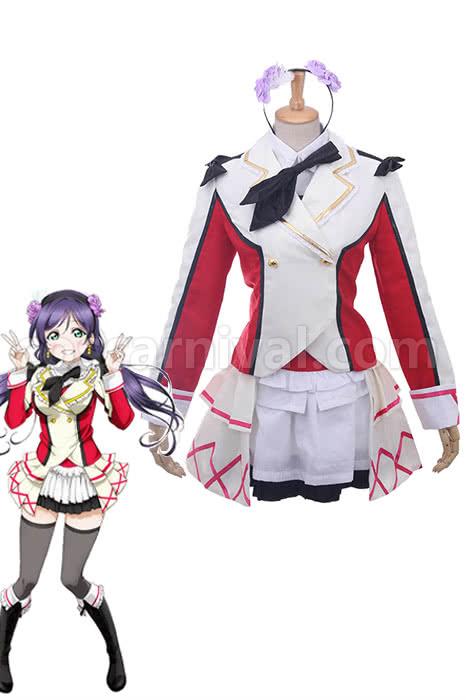 Love Live! School Idol Project Season 2 Tojo Nozomi Cosplay Costume coscarnival