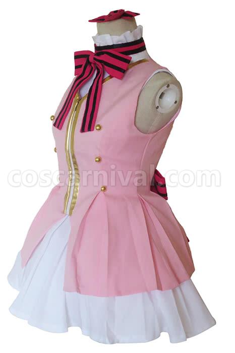 love live! Start dash! Kousaka Honoka Bule Cosplay Costume, three-quarter view