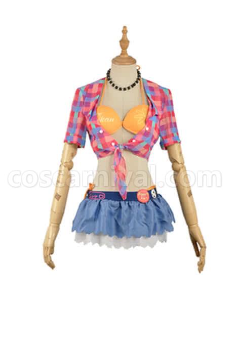 ラブライブサンシャインエンジェル Aqours Unawaken Chika Takami 水着コスプレ衣装 coscarnival