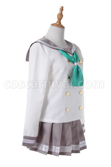 Love Live! Sunshine Aqours Kurosawa Dia Girls School Uniform Cosplay Costume, side view