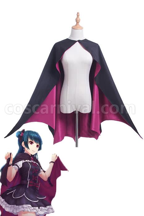 Love Live! Sunshine Aqours Yoshiko Tsushima Fallen Angel Cloak Cosplay Costume coscarnival