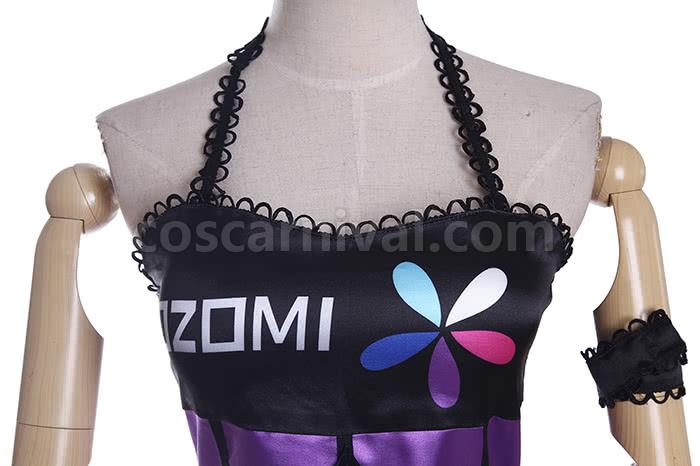 러브라이브! Toujou 노조미 퍼플 드레스 코스프레 의상 coscarnival